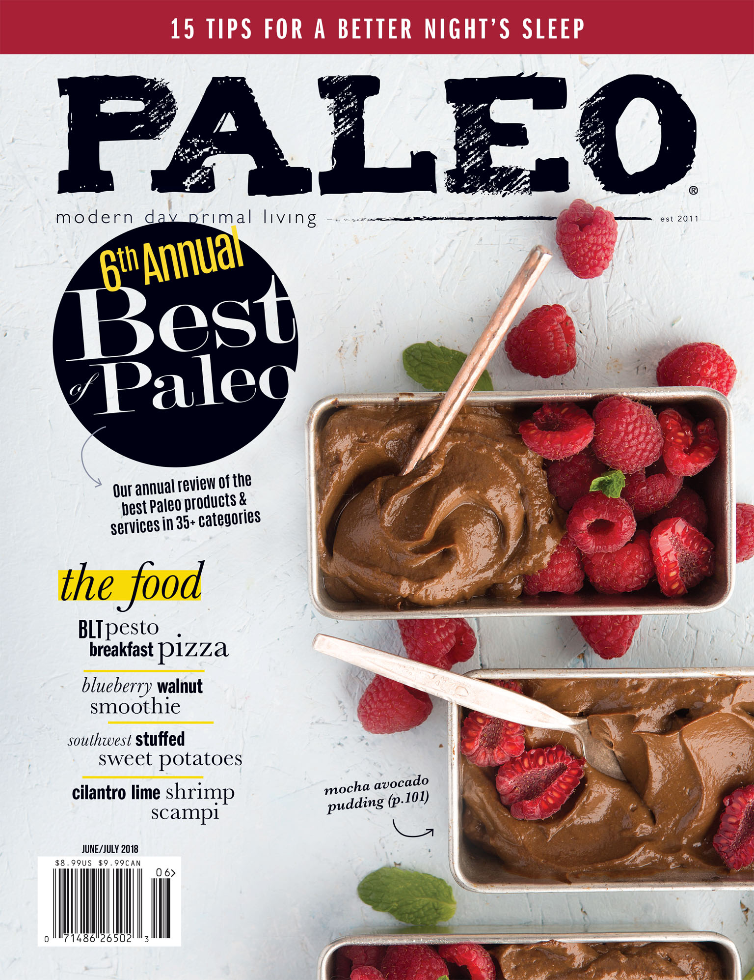 Paleo Magazine Cover Photography June July 2018