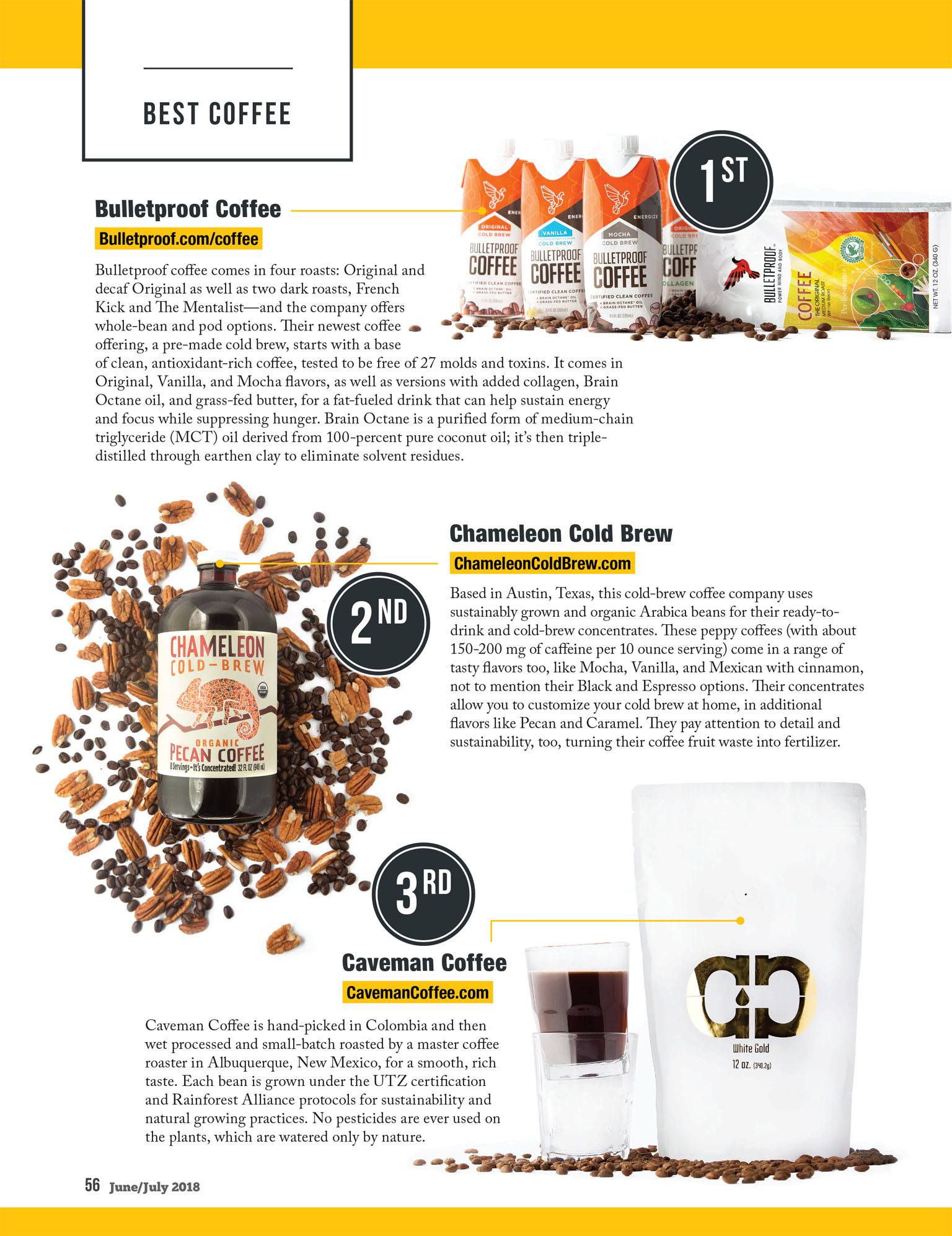 Best Paleo Coffee | Bulletproof, Chameleon Cold Brew, Caveman Coffee | Paleo Magazine
