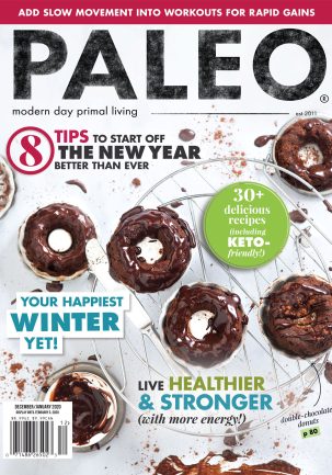 Paleo Magazine Cover Photo by Savannah Wishart - Chocolate Donuts